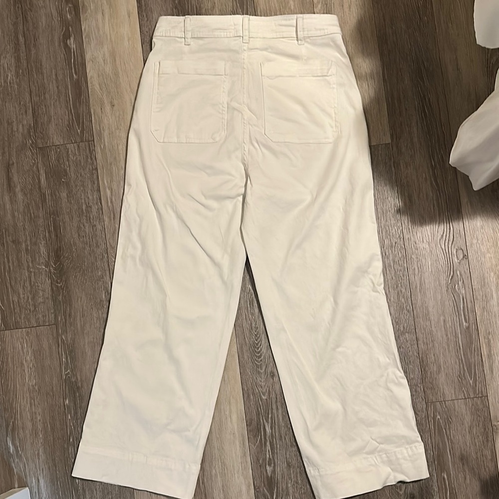 BAGATELLE | Nordstrom Work Ready Off White Trousers - Picture 3 of 12
